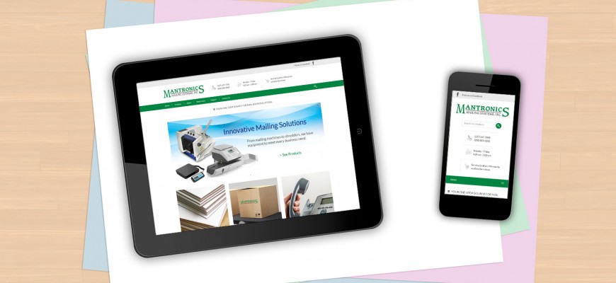Tablet and smartphone laying on desk